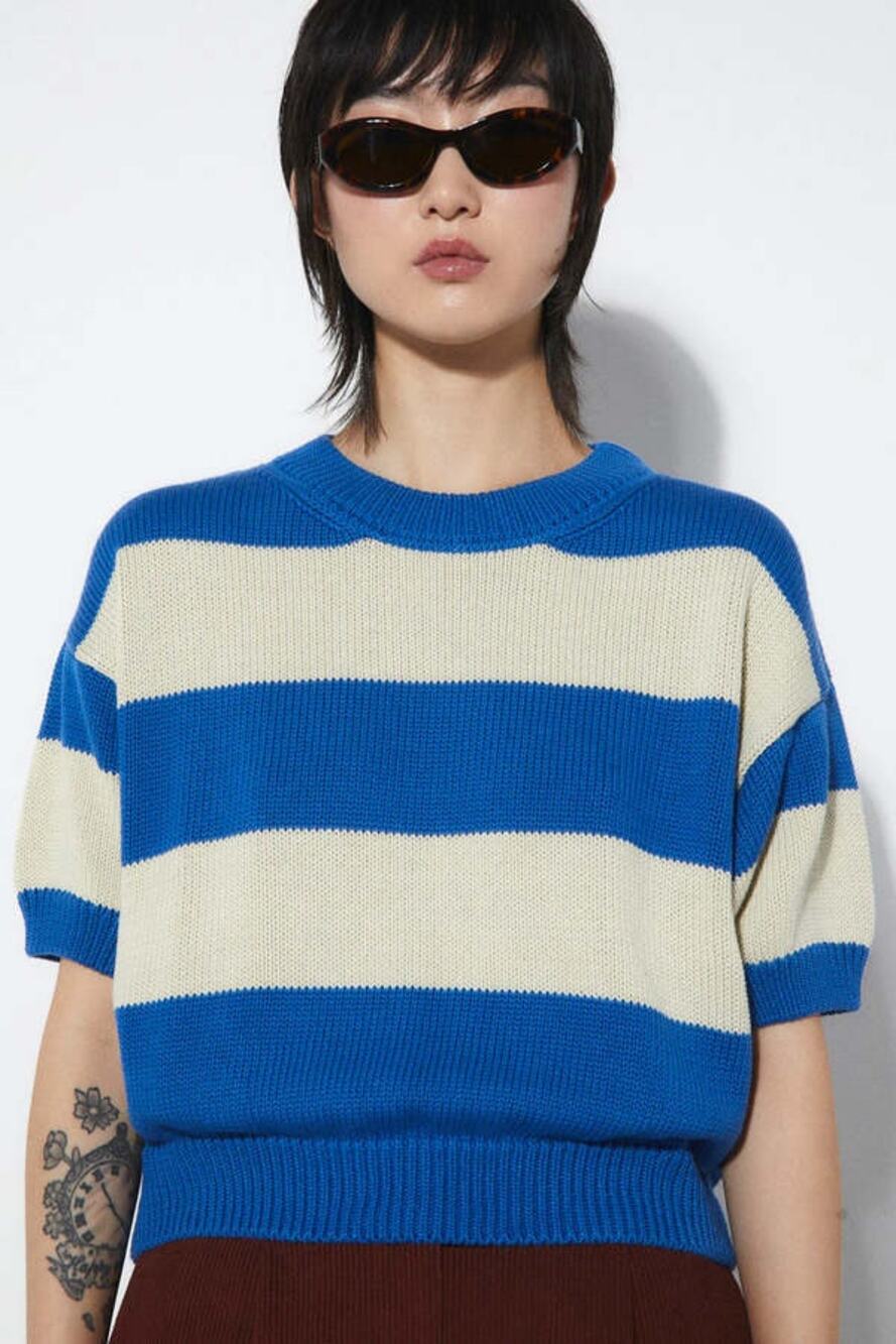 Brand new Rita Row Pattie knit top small